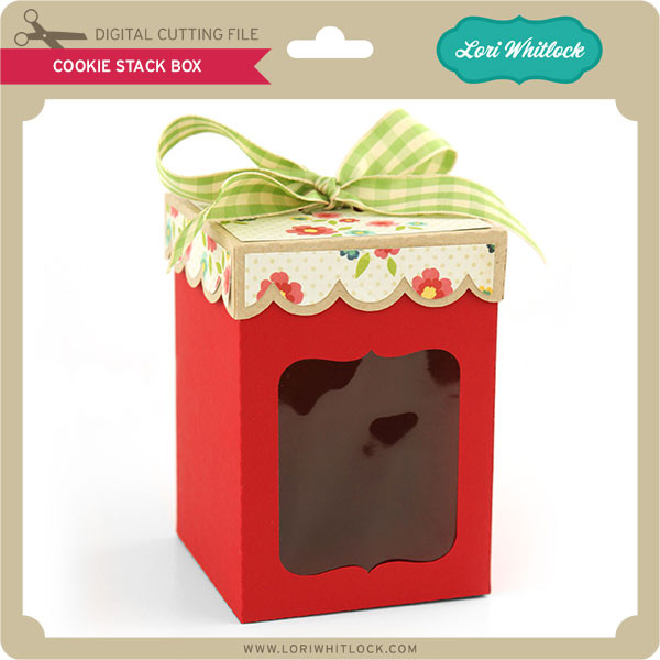 Stack Cookie Box Cookie Stack Box - Lori Whitlock's SVG Shop