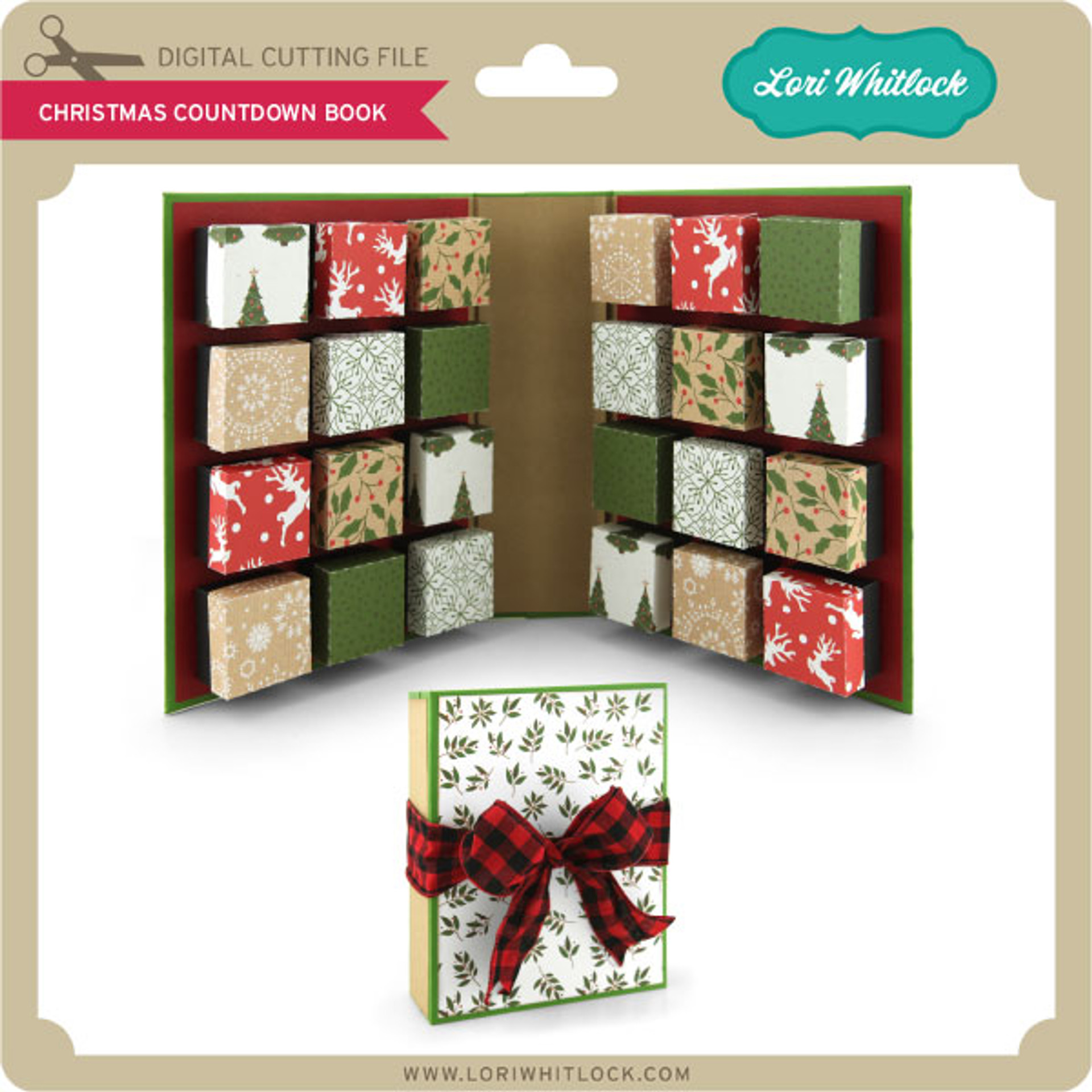 24 Day Christmas Advent Calendar Lori Whitlock's SVG Shop