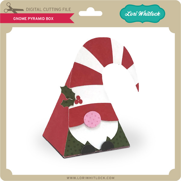 Santa Pyramid Box - Lori Whitlock's SVG Shop