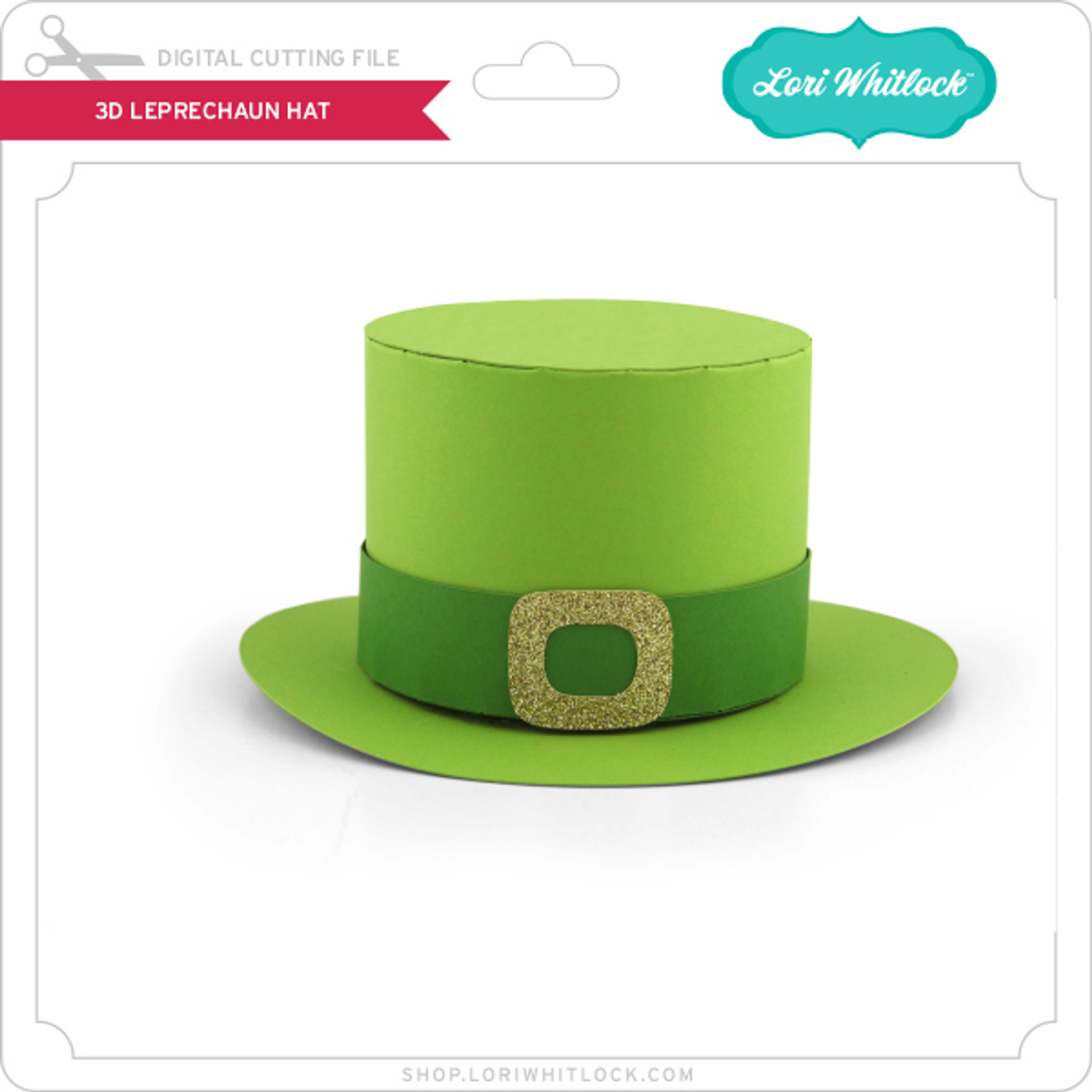 3D Leprechaun Hat Lori Whitlock's SVG Shop
