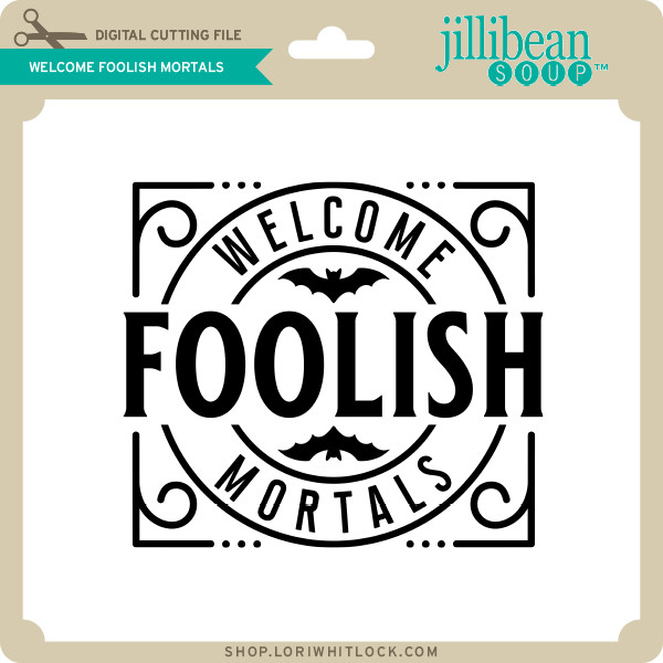 Grindstore Insegna Metallica “Welcome Foolish Mortals” – 40,7 X 30,5 Cm – Decorazione Horror