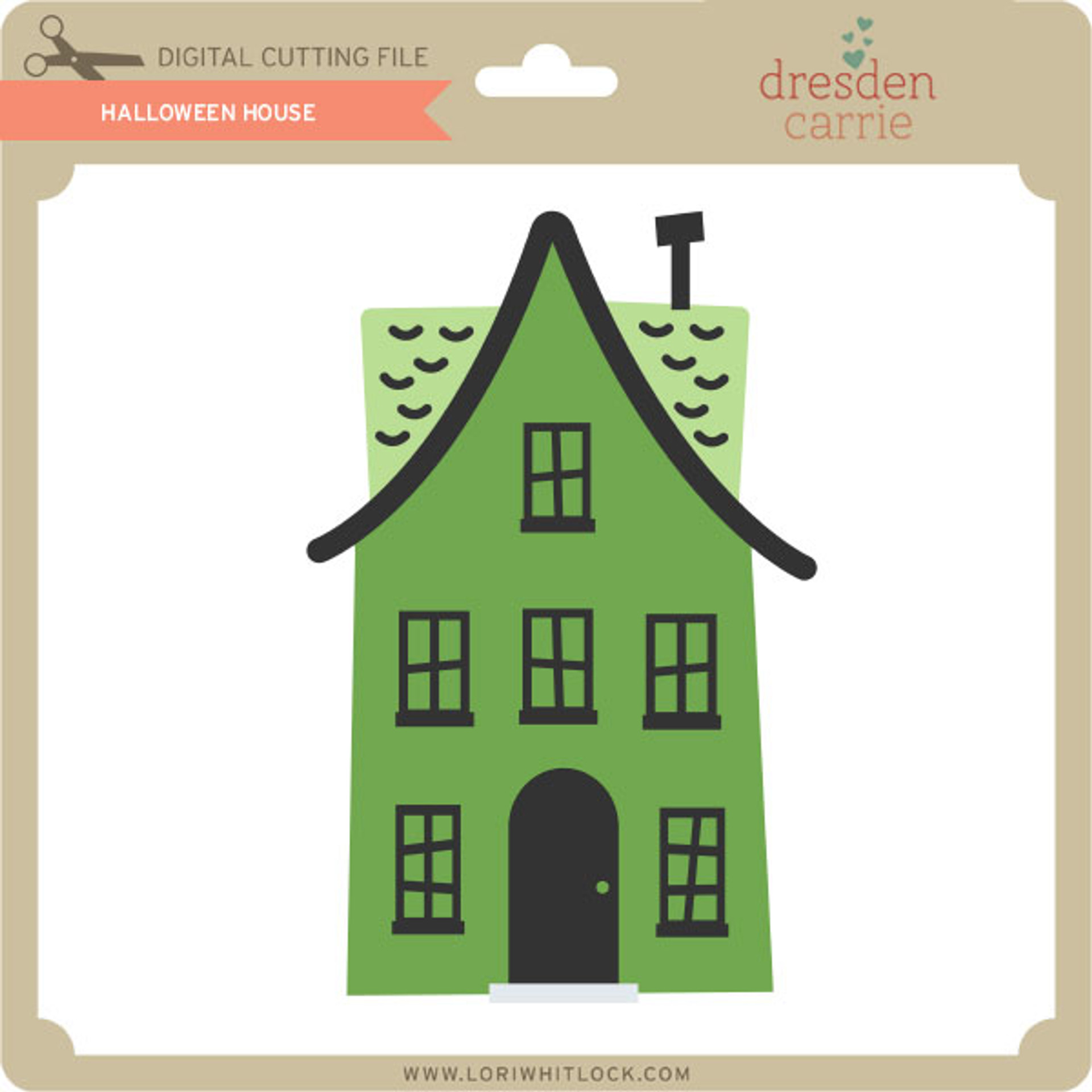 Halloween House Lori Whitlock's SVG Shop