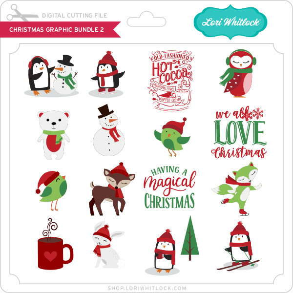 Christmas Graphic Bundle 2 - Lori Whitlock's SVG Shop