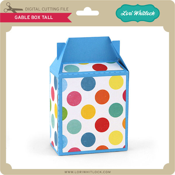 Gable Box with Bracket Tie Top Lori Whitlock's SVG Shop