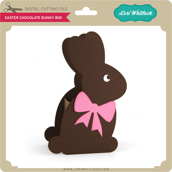 Easter Chocolate Bunny Box Lori Whitlock's SVG Shop