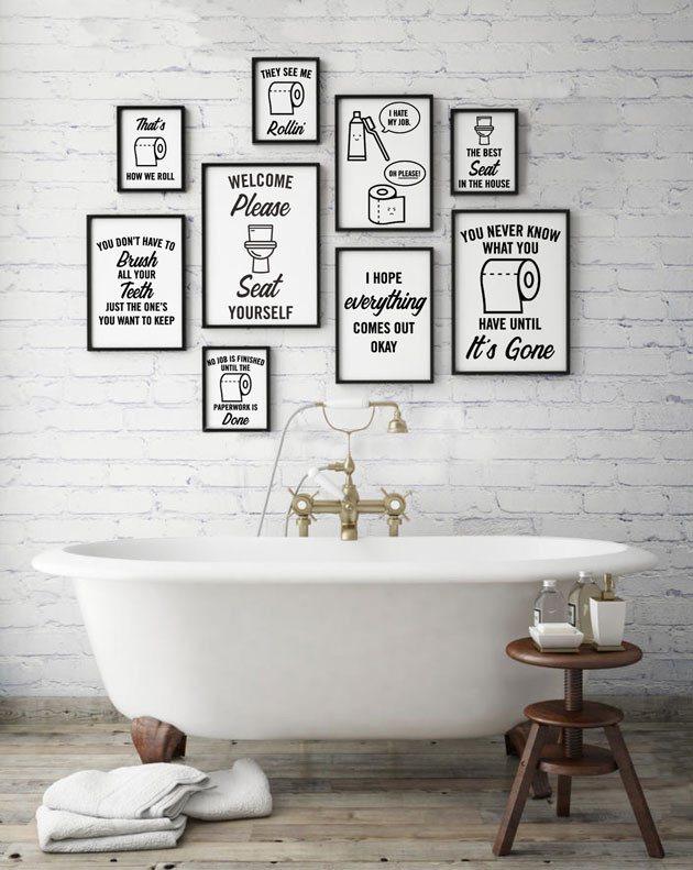 Funny Bathroom Phrase Bundle Lori Whitlock's SVG Shop