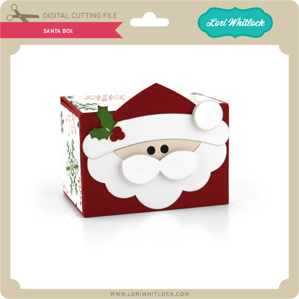 Santa Pyramid Box - Lori Whitlock's SVG Shop