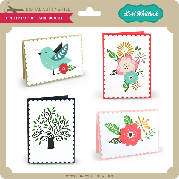 Cards & Layouts - Cards - Pop Dot Cards - Lori Whitlock's SVG Shop