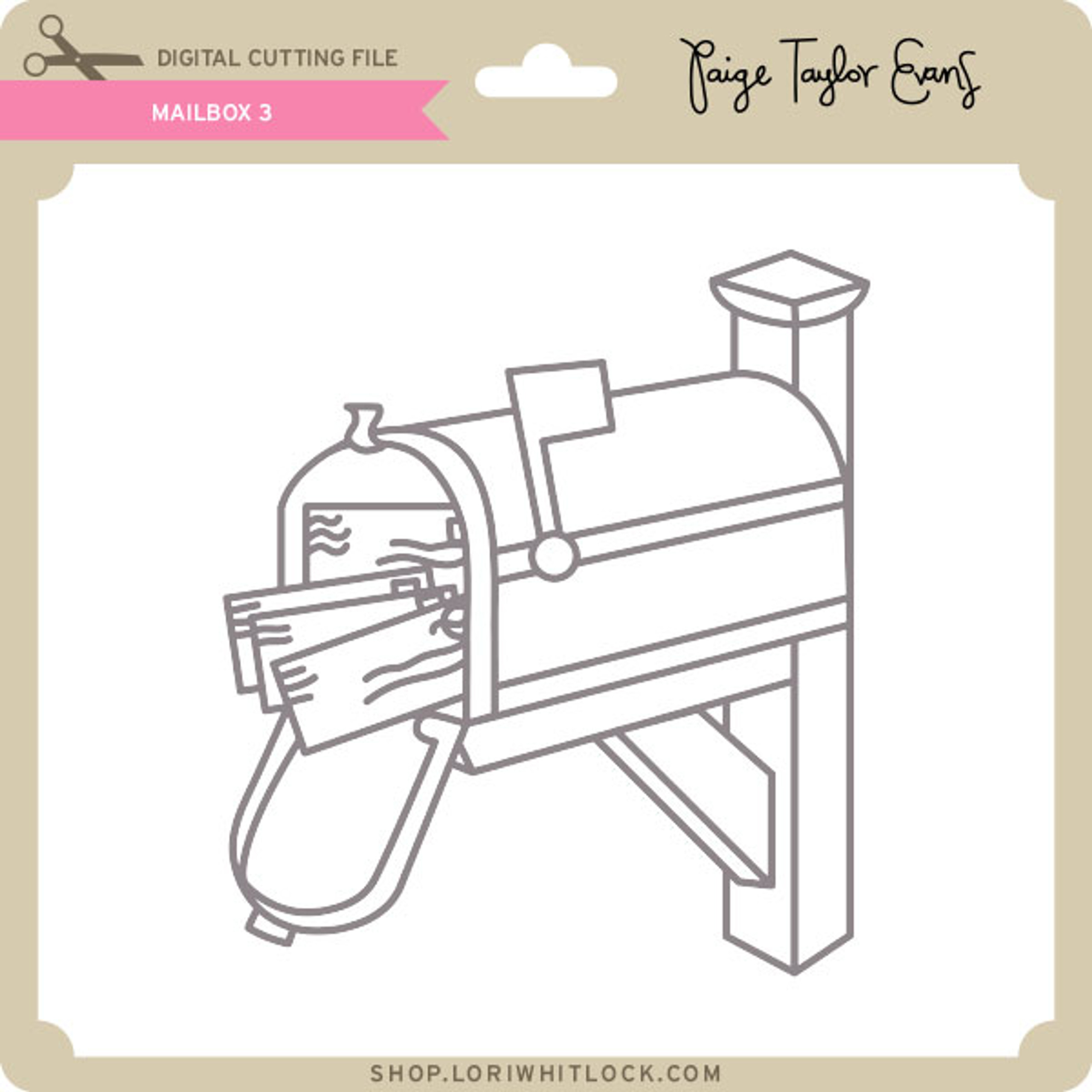 Vertical Mailbox - Lori Whitlock's SVG Shop