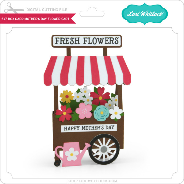 Box Card Golf Cart Lori Whitlock's SVG Shop