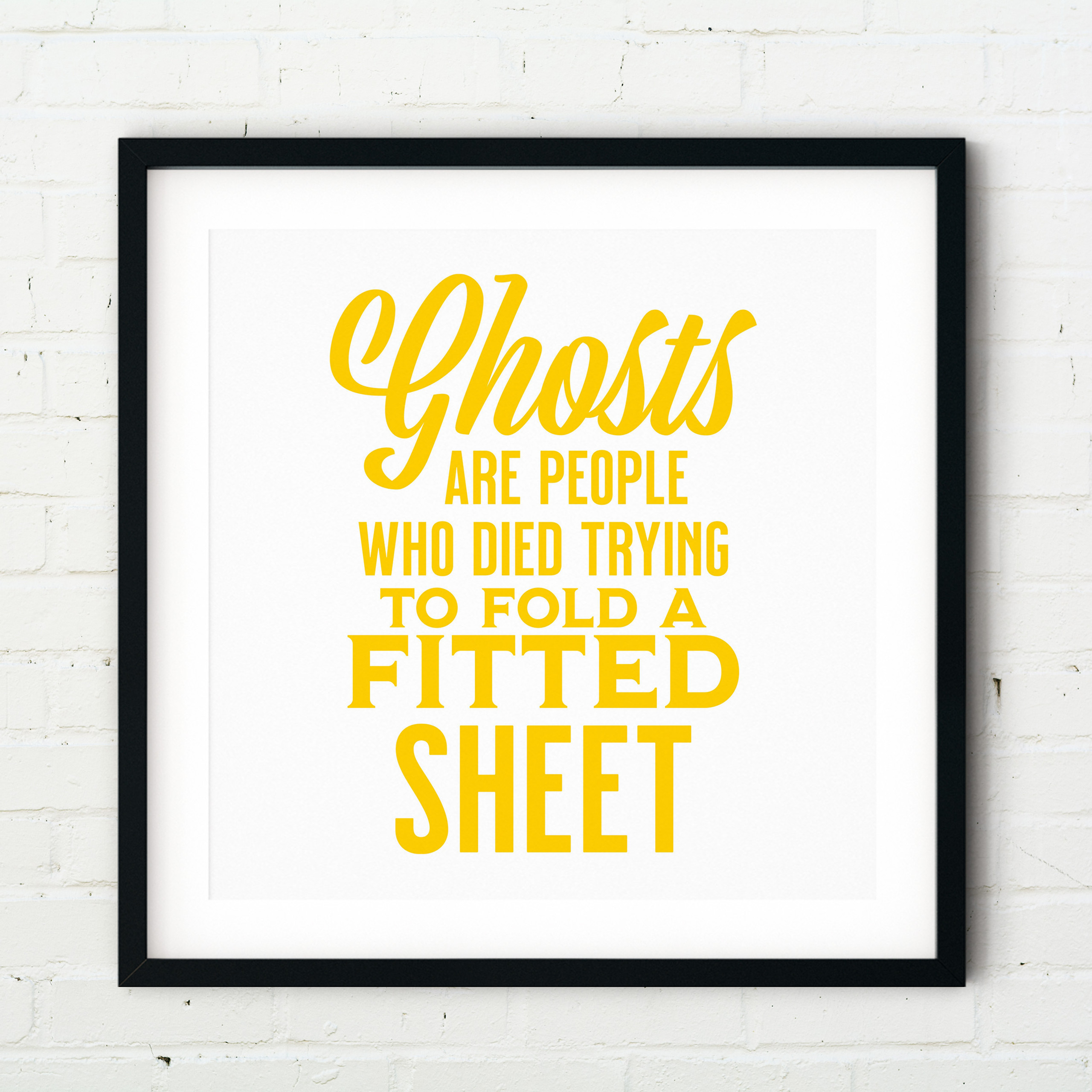 Ghosts are people who died folding a fitted sheet lori whitlock s svg