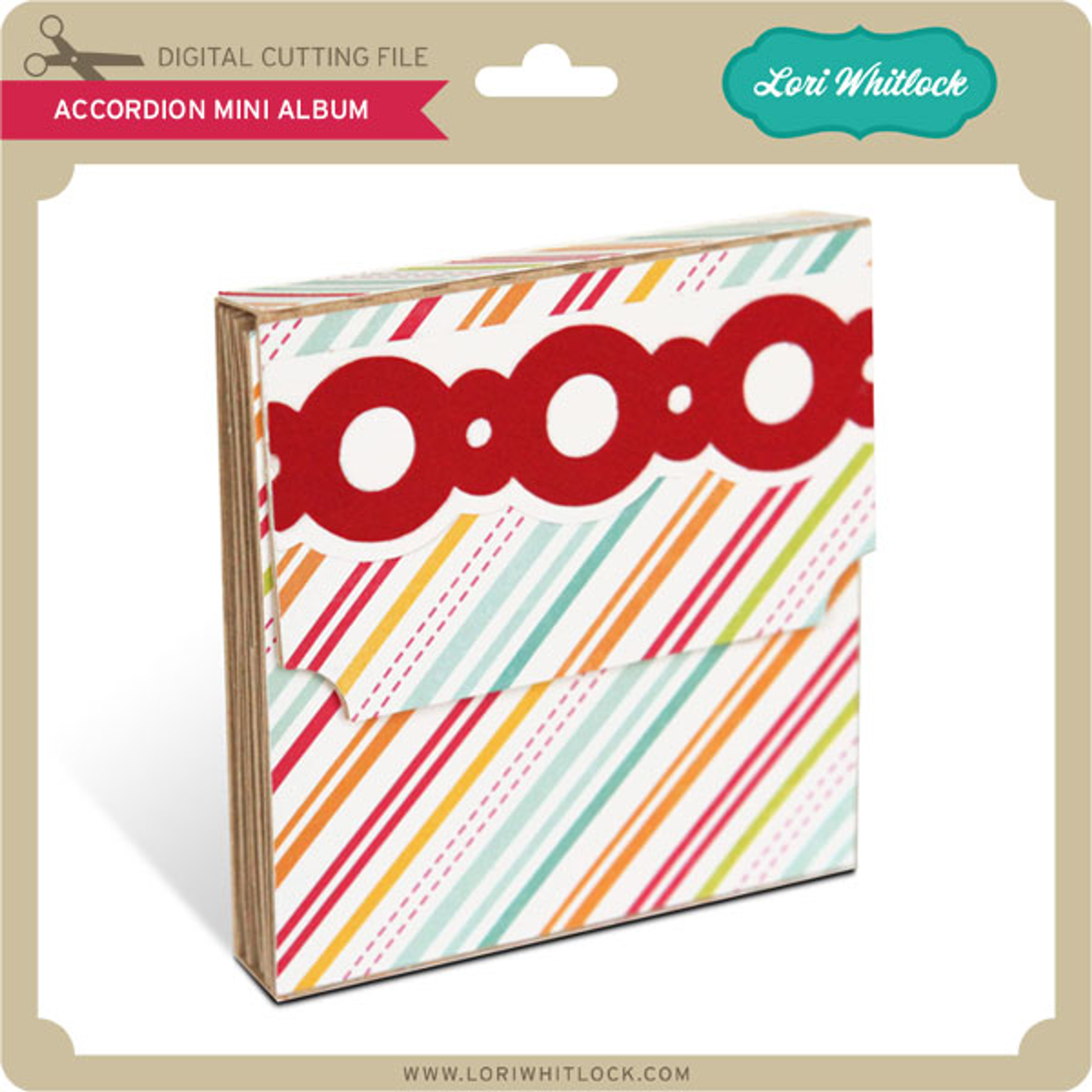 4x4 Accordion Envelope Mini Album Lori Whitlock's SVG Shop
