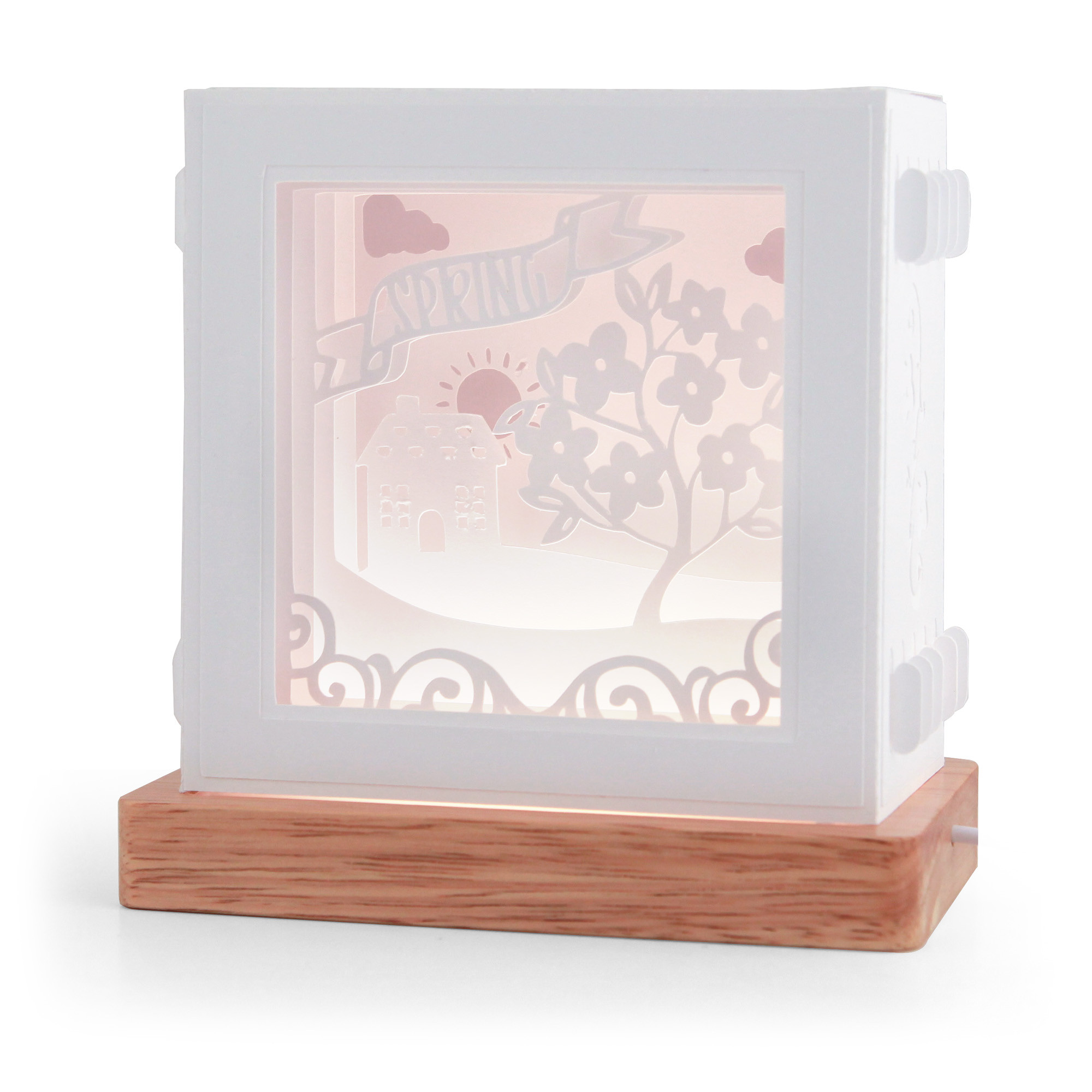 Lighted Shadowbox Seasons Bundle - Lori Whitlock's SVG Shop