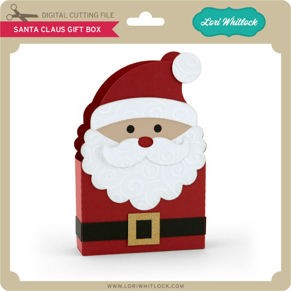 Santa Pyramid Box - Lori Whitlock's SVG Shop