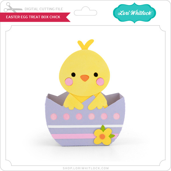 Easter Egg Treat Box Chick - Lori Whitlock's SVG Shop