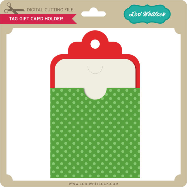 3D Red Toolbox Gift Card Holder Lori Whitlock's SVG Shop