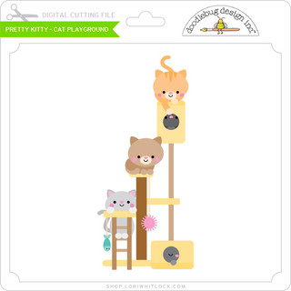 Pretty Kitty - Cat Playground - Lori Whitlock's SVG Shop
