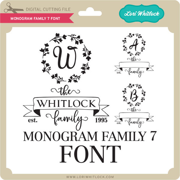 Monogram Family 7 Font