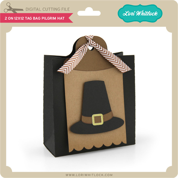 2 on 12x12 Tag Bag Pilgrim Hat