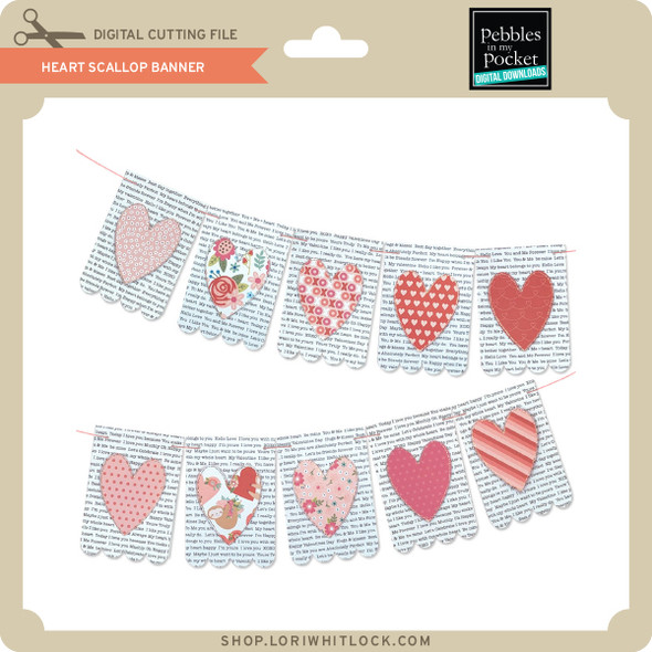 Heart Scallop Banner