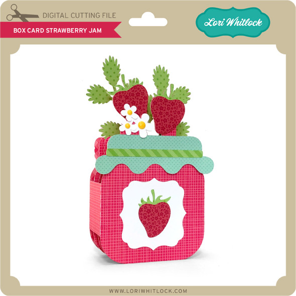 Box Card Strawberry Jam