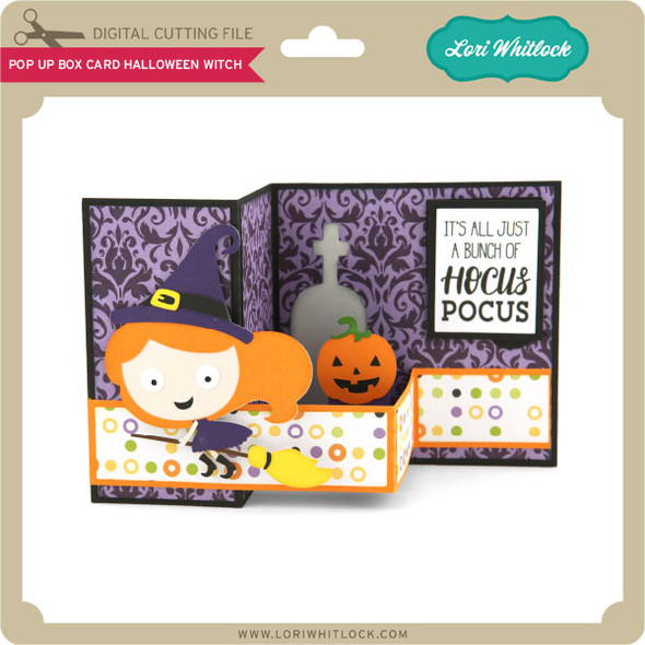 Pop Up Box Card Halloween Witch