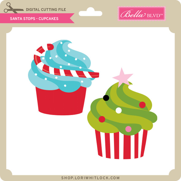 Santa Stops - Cupcakes