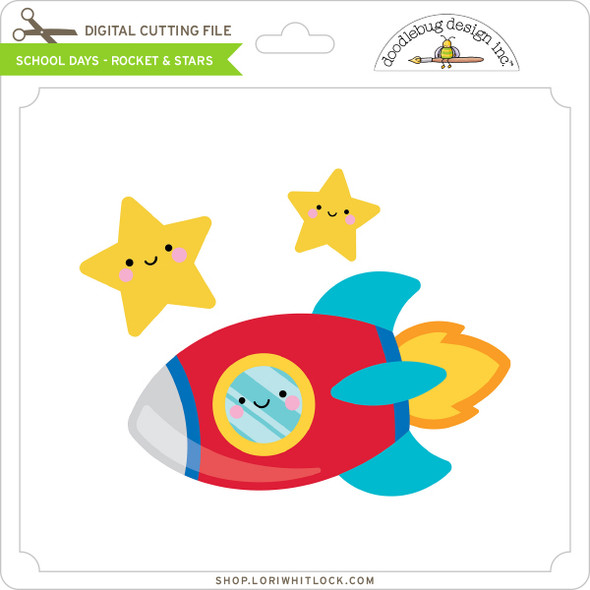 School Days - Rocket & Stars School Days - Rocket & Stars