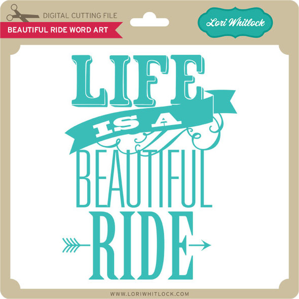 Beautiful Ride Word Art
