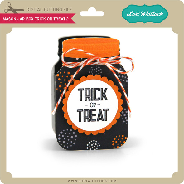 Mason Jar Box Trick or Treat 2