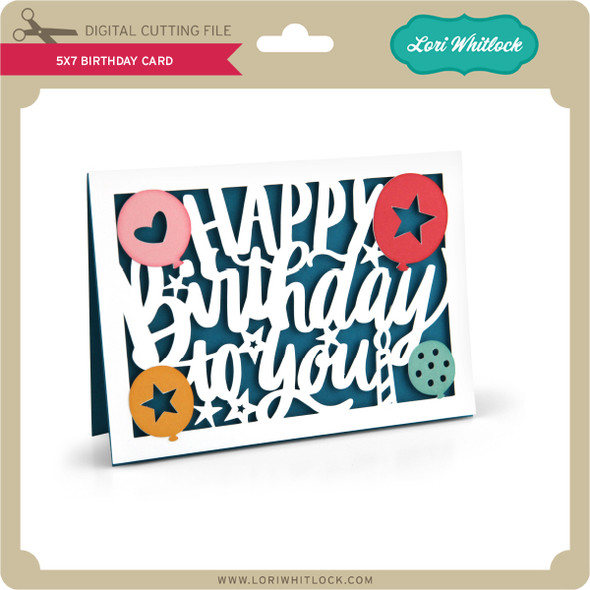 5x7 Birthday Card