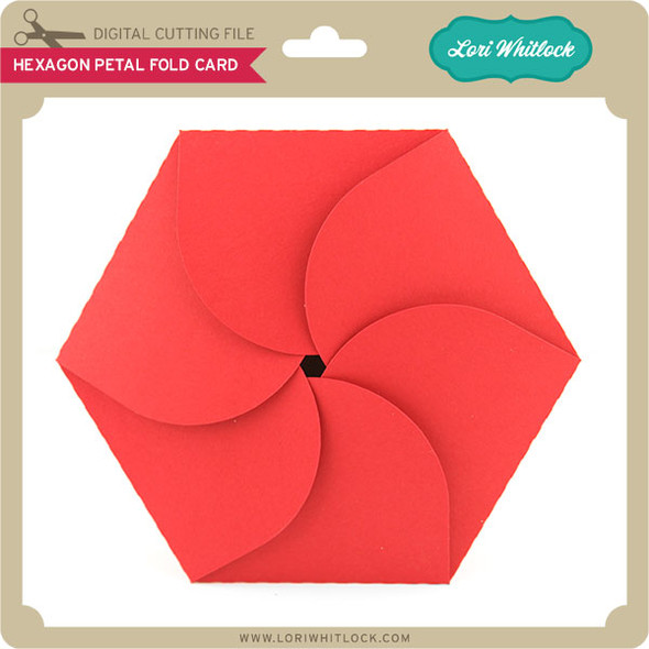 Hexagon Petal Fold Card