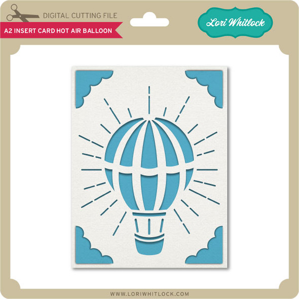 A2 Insert Card Hot Air Balloon