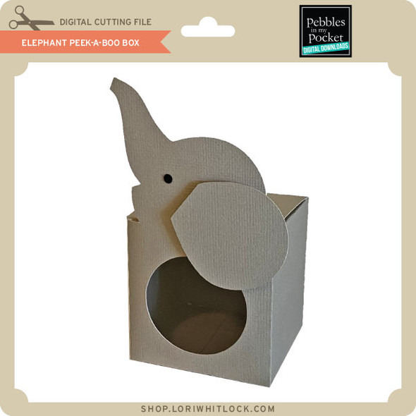 Elephant Peek-A-Boo Box