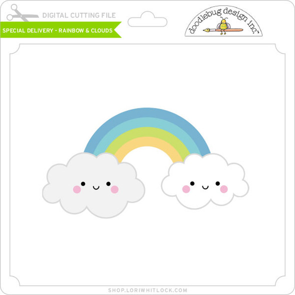 Special Delivery - Rainbow & Clouds Special Delivery - Rainbow & Clouds