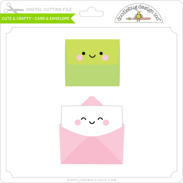 Cute & Crafty - Card & Envelope