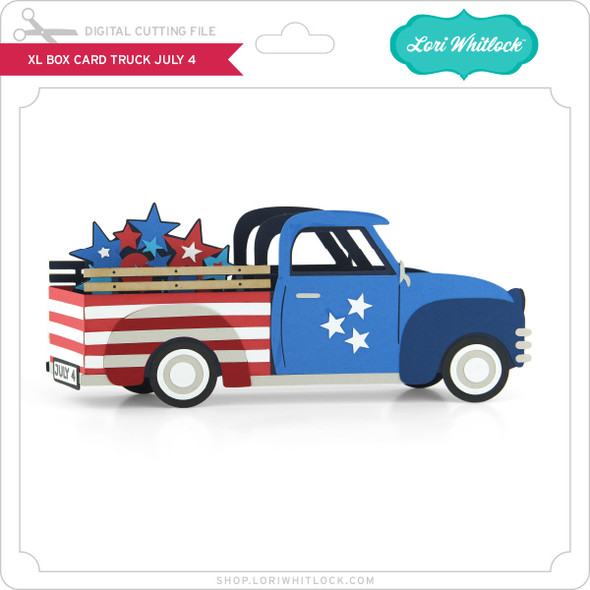 XL Box Card Truck July 4