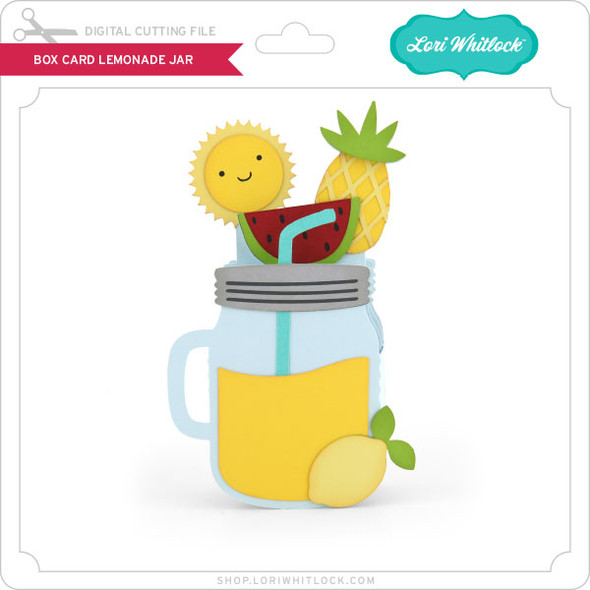 Box Card Lemonade Jar