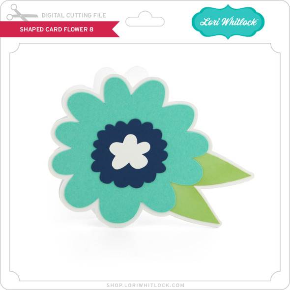 Shaped Card Flower 8