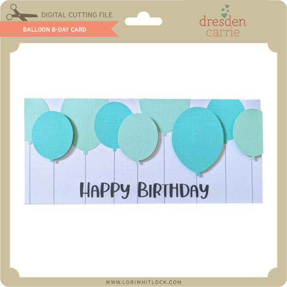 Balloon Birthday Card