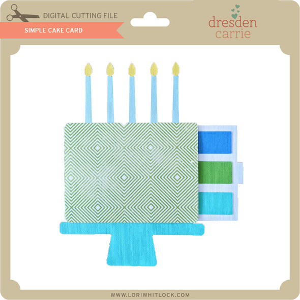 Simple Cake Card