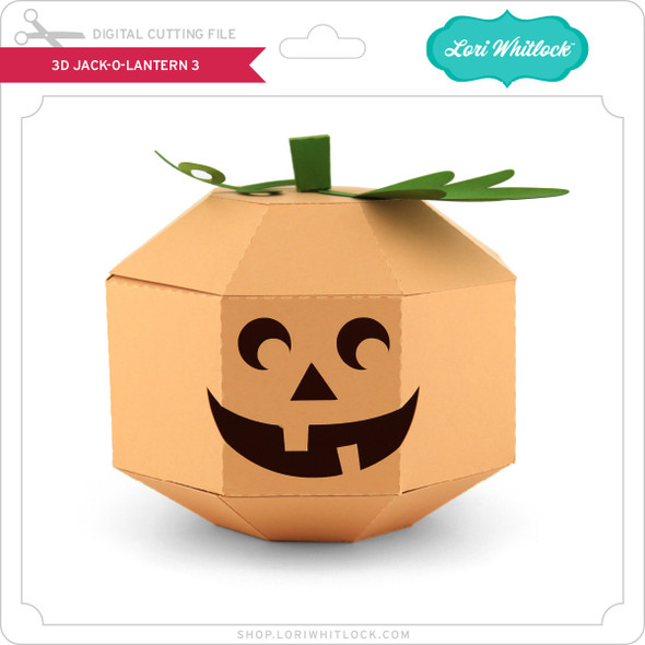 3D Jack O Lantern 3