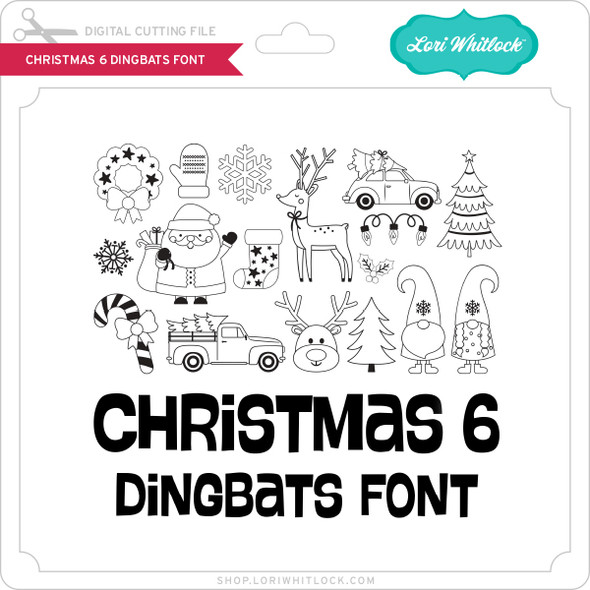 Christmas 6 Dingbats Font