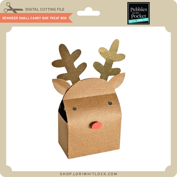 Reindeer Small Candy Bar Treat Box