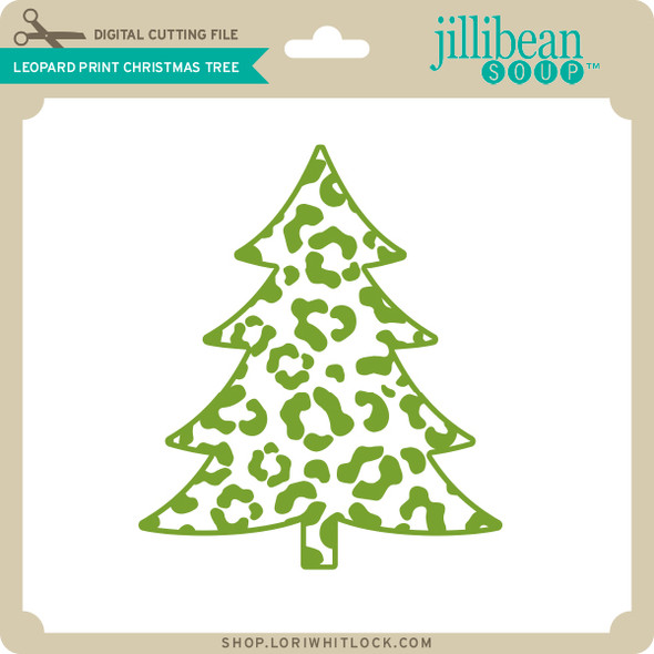 Leopard Print Christmas Tree