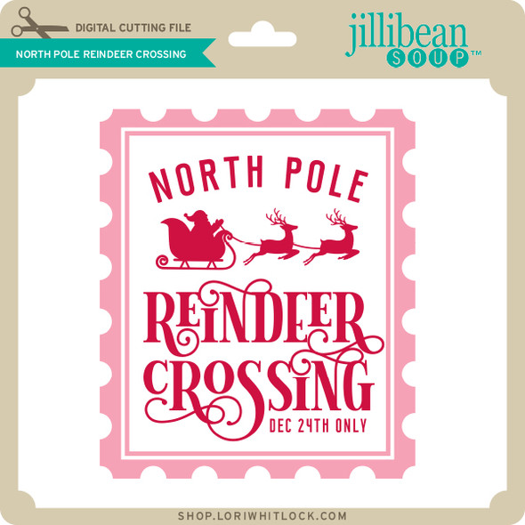 North Pole Reindeer Crossing