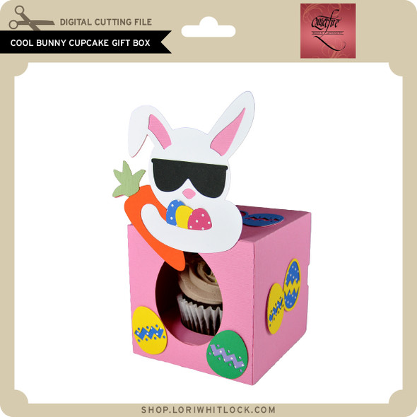 Cool Bunny Cupcake Gift Box