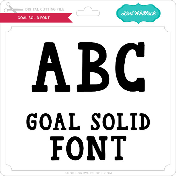 Goal Solid Font