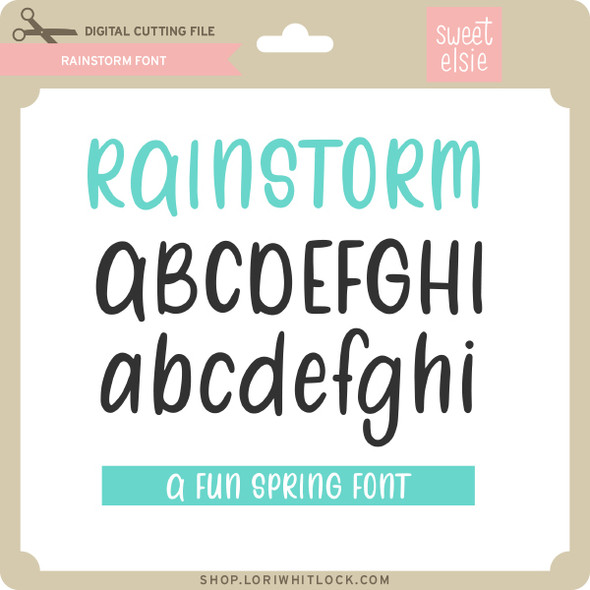 Rainstorm Font