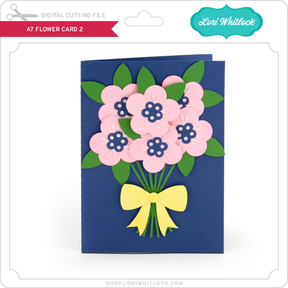 A7 Flower Card 2